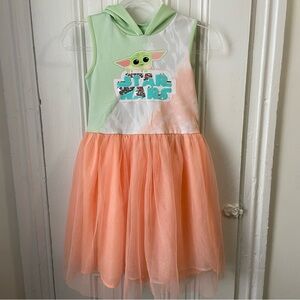 Star Wars Baby Yoda Hooded Dress
